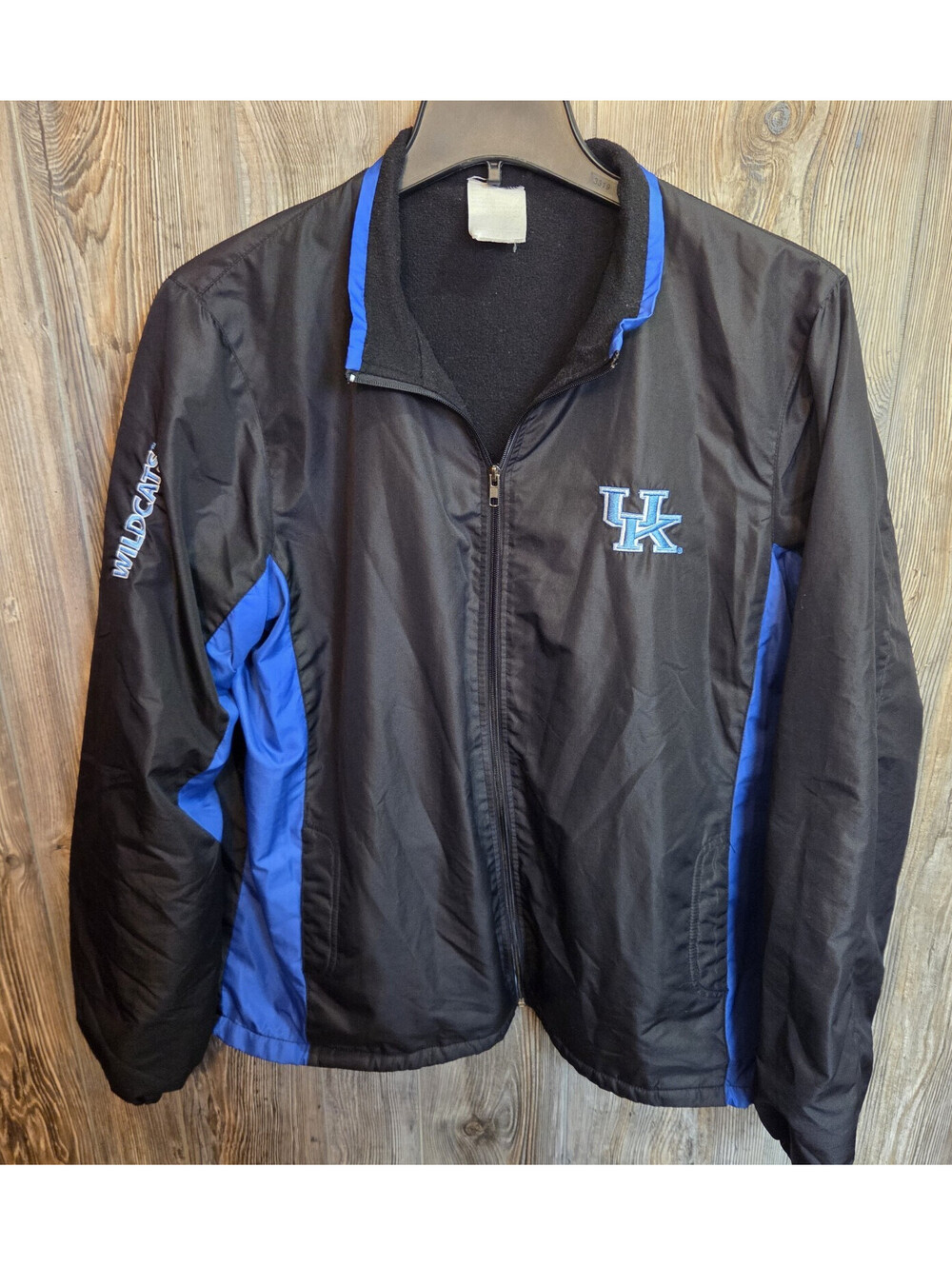 University of Kentucky Wildcats UK Full Zip Fleece Lined Jacket Size Large NCAA